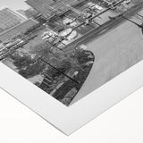 Timeless Baltimore Skyline Art - Black and White Cityscape Decor