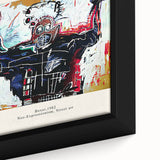 Extra large black wall art featuring a textured, colorful abstract design on framed canvas, ideal for living room decor.