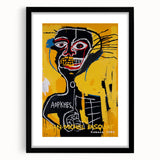 Extra large abstract art print featuring vibrant, colorful textured design on framed canvas, ideal for living room decor.