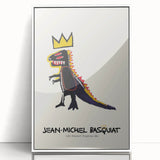 Acrylic print of a contemporary Basquiat-inspired design in vibrant colors, ideal for modern art wall decor.