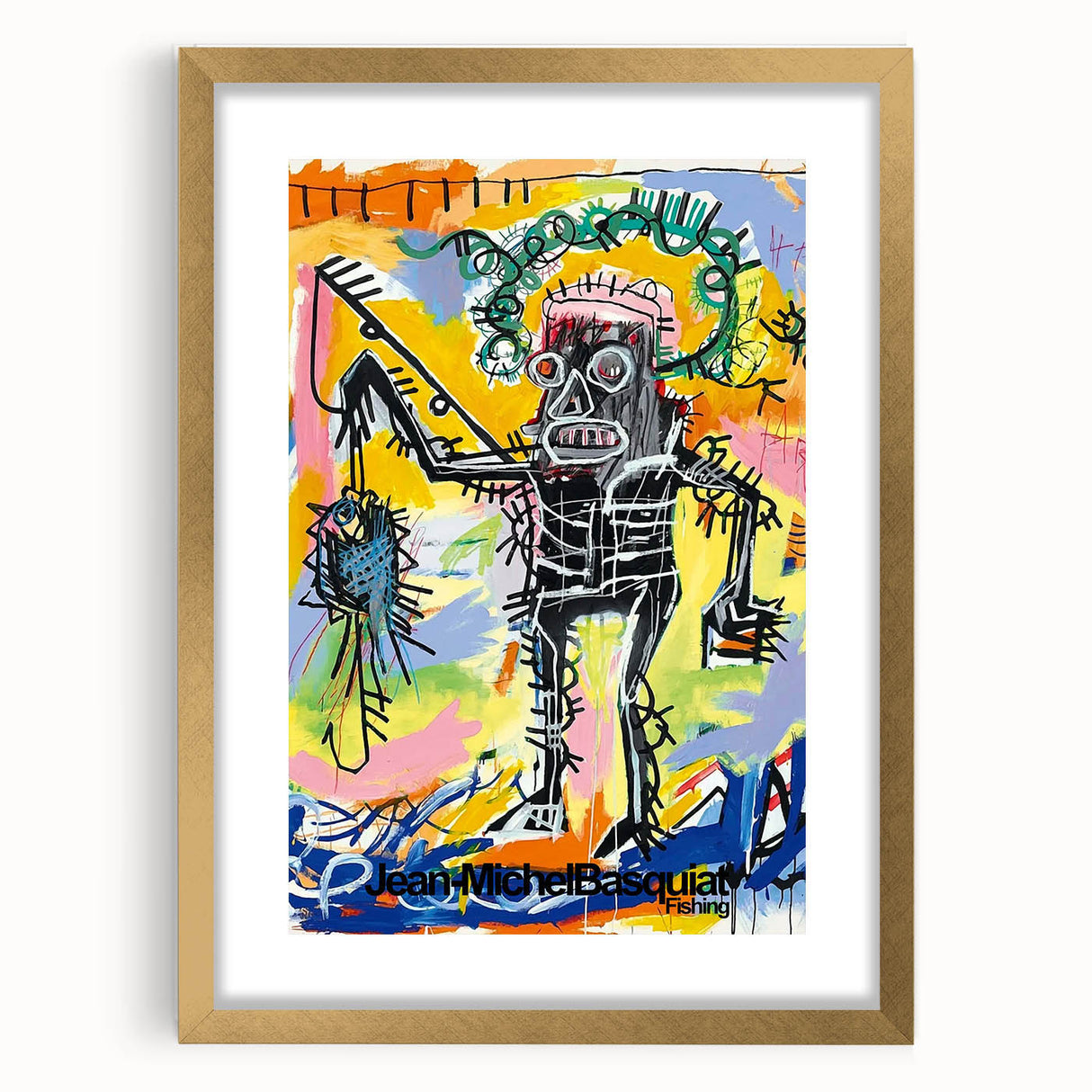 Extra large abstract art print in textured style with vibrant colors on a framed canvas, ideal for living room decor.