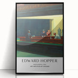 Large abstract wall art in mid-century modernist style, with muted earth tones on black framed acrylic.