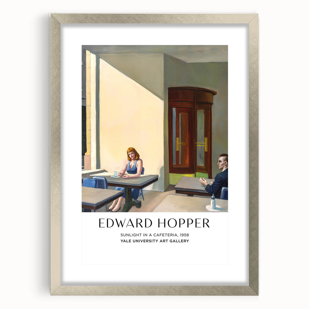 Textured abstract art print featuring muted earth tones on a framed canvas, ideal for bedroom wall decor.