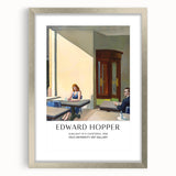 Textured abstract art print featuring muted earth tones on a framed canvas, ideal for bedroom wall decor.