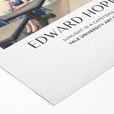 Art Deco poster featuring a night cafe scene in muted earth tones on a rolled canvas, suitable for dining room walls.