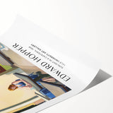 Extra large wall art featuring line art flowers in black on white, rolled print, suited for large living room decor.