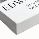 Large art on stretched canvas featuring a black and white Edward Hopper landscape, ideal for bedroom wall decor.