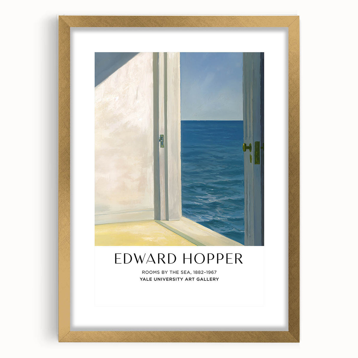 Extra large abstract art print featuring textured designs in muted earth tones, framed in gold, ideal for living room decor.