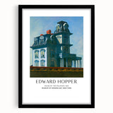 Extra large abstract art print featuring textured, colorful art in a black frame, ideal for living room decor.