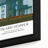 Extra large black wall art depicting an abstract design with textured, colorful accents on framed canvas.