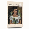 Acrylic glass print of a contemporary Frida Kahlo inspired design in vivid colors, ideal for bedroom or dining room decor.