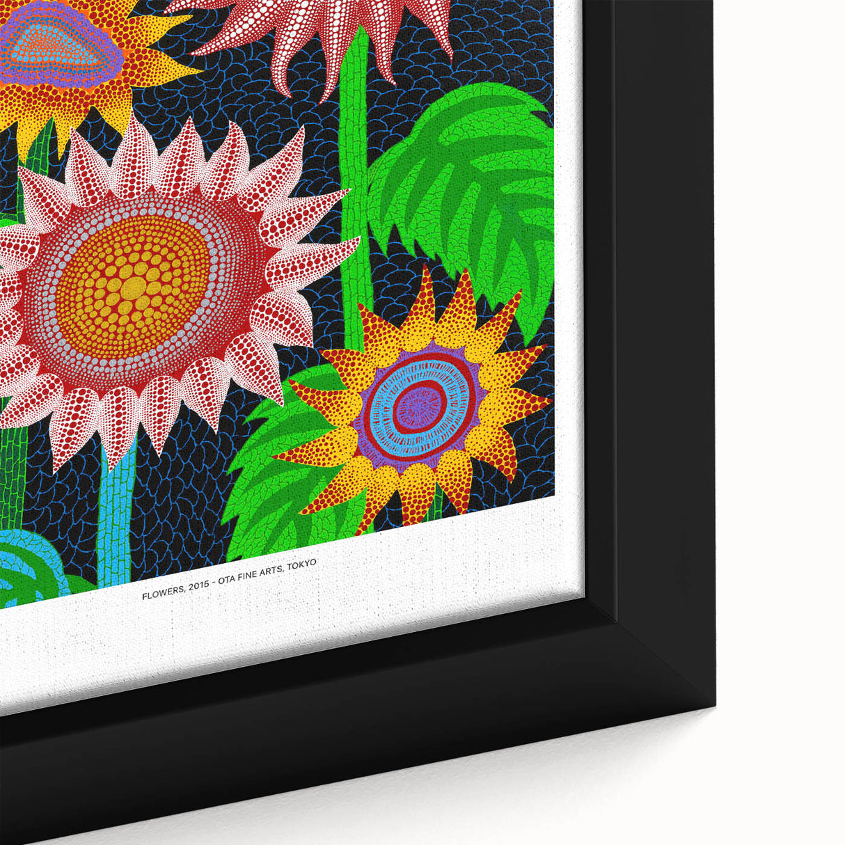 Extra large black wall art featuring a textured, colorful abstract design on a framed canvas, ideal for living room decor.