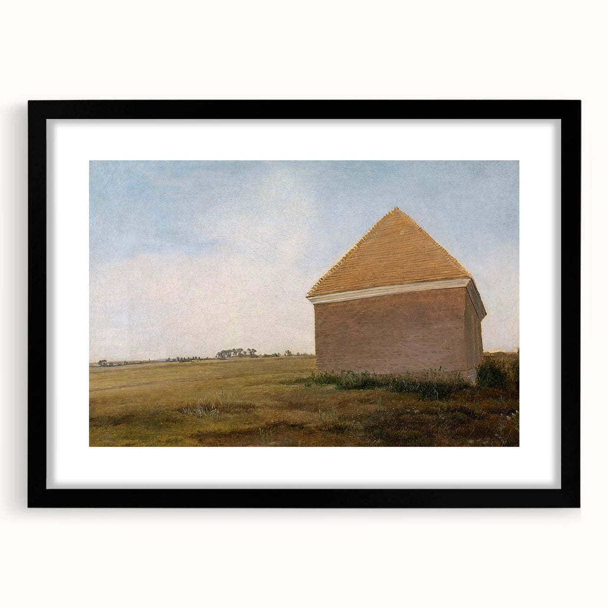 Romanticism Art: Newmarket Heath Landscape by George Stubbs