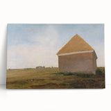 Romanticism Art: Newmarket Heath Landscape by George Stubbs