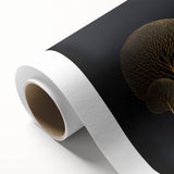 Dining Room Wall Art - Elegant Golden Tree Modern Artwork