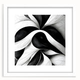 Black and White Office Wall Art – Modern Abstract Corporate Design