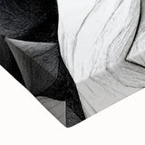 Black and White Office Wall Art – Modern Abstract Corporate Design