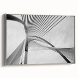 Landscape art painting of a city architecture on a framed canvas, featuring black and colorful tones, ideal for office decor.