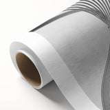 Art Deco poster of elegant geometric patterns in gold and black, printed on rolled canvas.