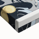 Elegant Art Deco Wall Art – Chic 1920s Fashion Scene in Stylish Colors