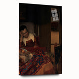 Classic Baroque Art - A Maid Asleep Wall Art Print