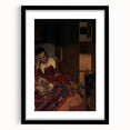 Classic Baroque Art - A Maid Asleep Wall Art Print