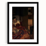 Classic Baroque Art - A Maid Asleep Wall Art Print
