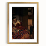 Classic Baroque Art - A Maid Asleep Wall Art Print