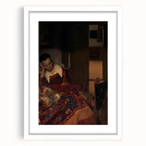 Classic Baroque Art - A Maid Asleep Wall Art Print