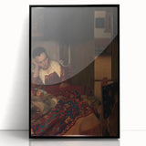 Classic Baroque Art - A Maid Asleep Wall Art Print