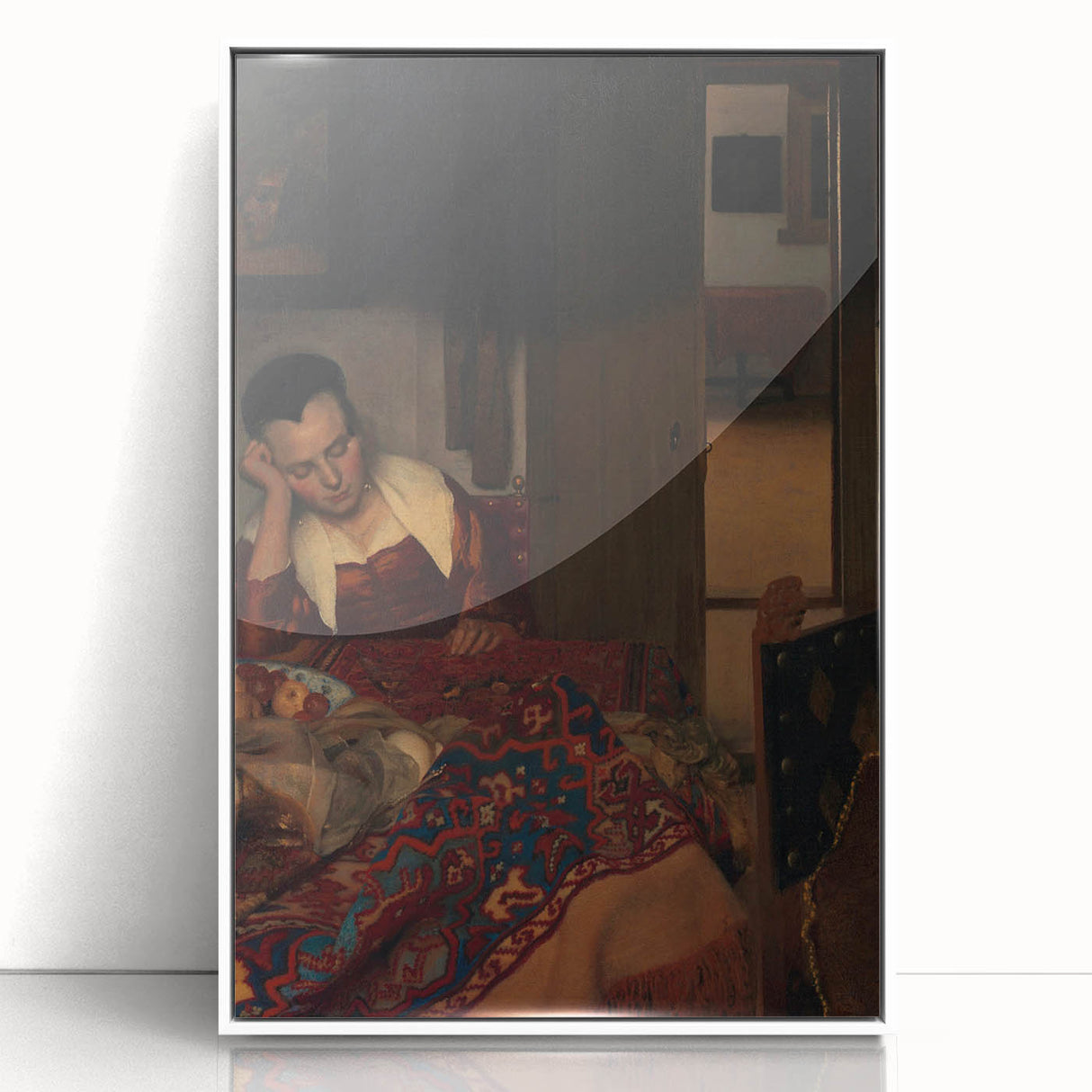 Classic Baroque Art - A Maid Asleep Wall Art Print