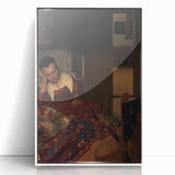 Classic Baroque Art - A Maid Asleep Wall Art Print