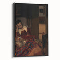 Classic Baroque Art - A Maid Asleep Wall Art Print