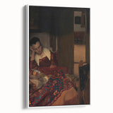Classic Baroque Art - A Maid Asleep Wall Art Print