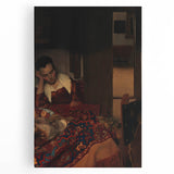 Classic Baroque Art - A Maid Asleep Wall Art Print