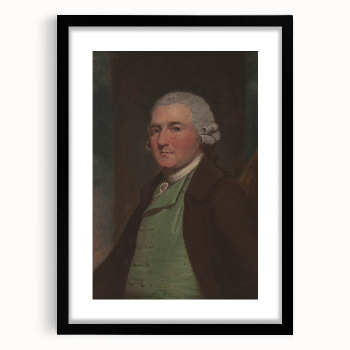 Neoclassical Art Prints: Rosa Gallica Agatha - Pierre Redouté Masterpiece