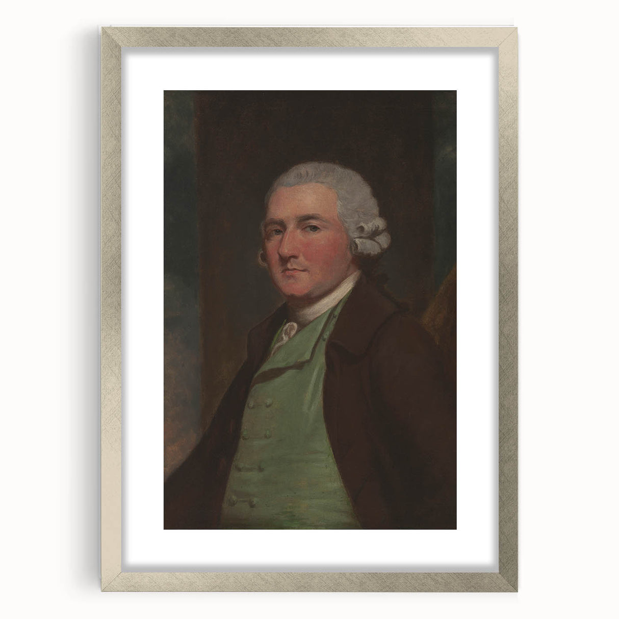 Neoclassical Art Prints: Rosa Gallica Agatha - Pierre Redouté Masterpiece