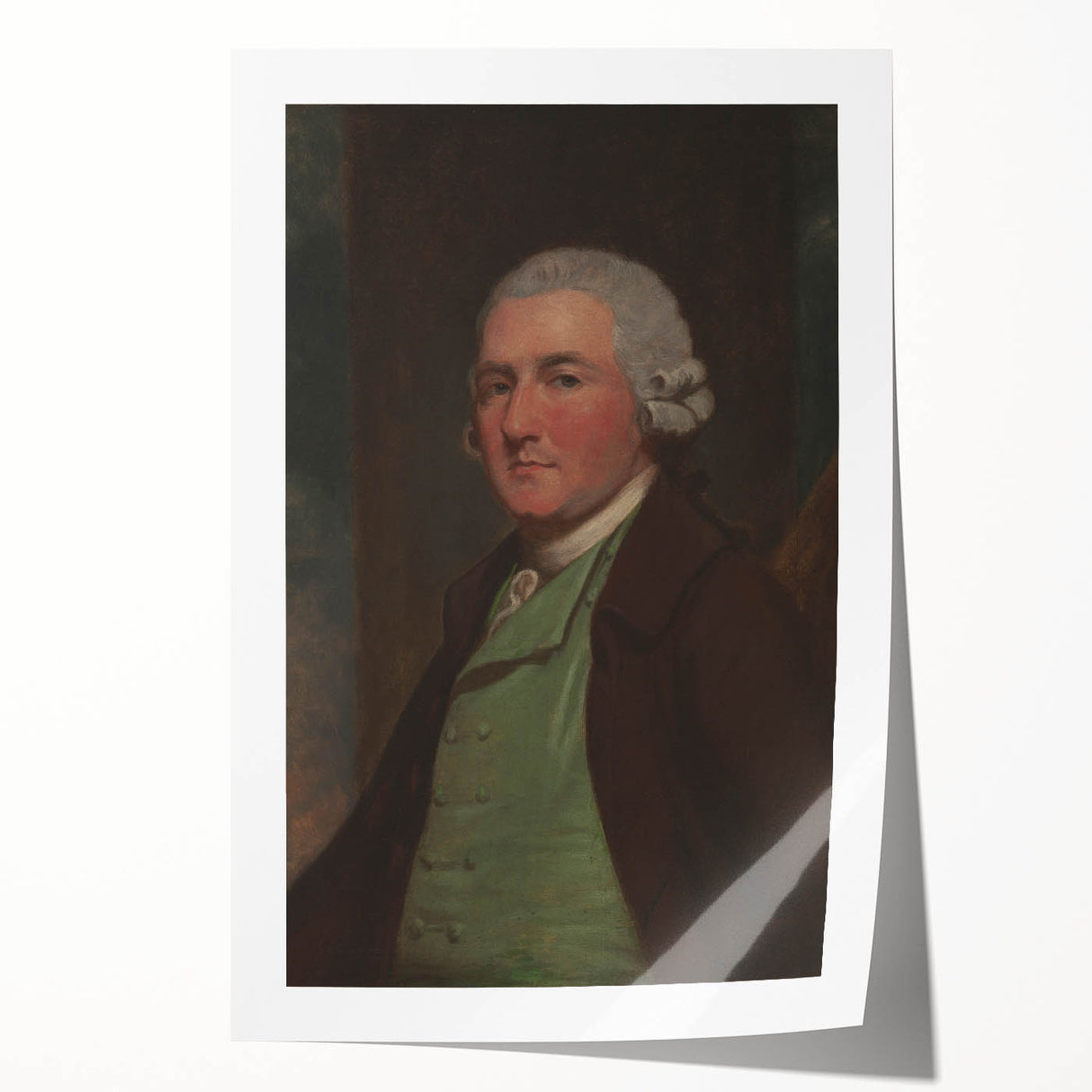 Neoclassical Art Prints: Rosa Gallica Agatha - Pierre Redouté Masterpiece