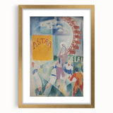 Vibrant Cubism Wall Art - Geometric Abstract Art with Bold Colors