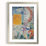 Vibrant Cubism Wall Art - Geometric Abstract Art with Bold Colors