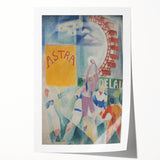 Vibrant Cubism Wall Art - Geometric Abstract Art with Bold Colors