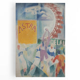Vibrant Cubism Wall Art - Geometric Abstract Art with Bold Colors