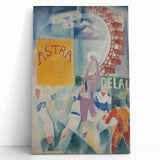 Vibrant Cubism Wall Art - Geometric Abstract Art with Bold Colors