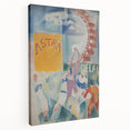 Vibrant Cubism Wall Art - Geometric Abstract Art with Bold Colors