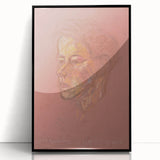 Expressionist Portrait - Modern Abstract Expressionism Art Print