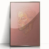 Expressionist Portrait - Modern Abstract Expressionism Art Print