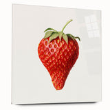 Large abstract wall art featuring vibrant fruits on acrylic glass, ideal for bedroom or dining room decor.