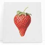 Black and white photographic print of assorted fruits on stretched canvas, suitable as kitchen wall art.