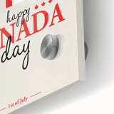 Happy Canada Day Wall Art - Canadian Flag Wall Art & Maple Leaf Wall Art