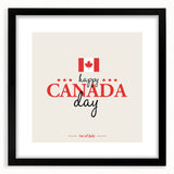 Happy Canada Day Wall Art - Canadian Flag Wall Art & Maple Leaf Wall Art